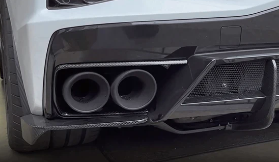C8 Corvette Stingray Carbon Fiber Rear Diffuser Aprons