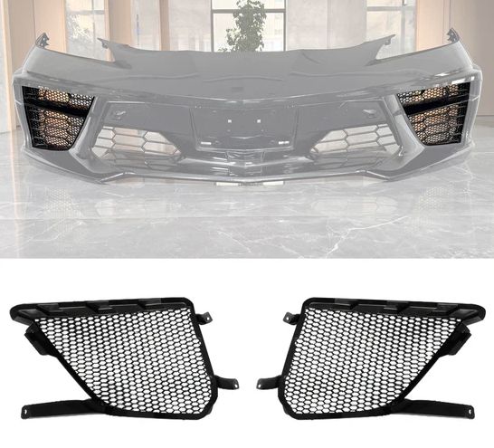 C8 Corvette Stingray Front Bumper Mesh Grilles