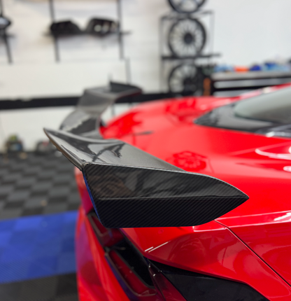 C8 Corvette Carbon Fiber Z06 Style Spoiler for Stingray | Next-Gen Carbon