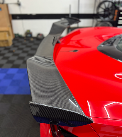 C8 Corvette Carbon Fiber Z06 Style Spoiler for Stingray | Next-Gen Carbon