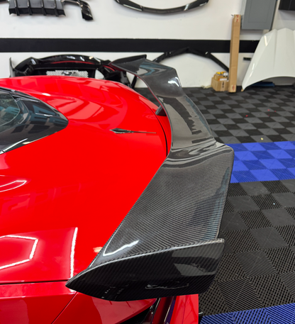 C8 Corvette Carbon Fiber Z06 Style Spoiler for Stingray | Next-Gen Carbon