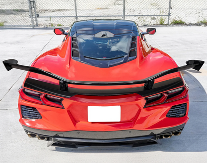 C8 Corvette Z06 Z07 Carbon Fiber High Wing Spoiler | Carbon Fiber / Carbon Flash / Forged