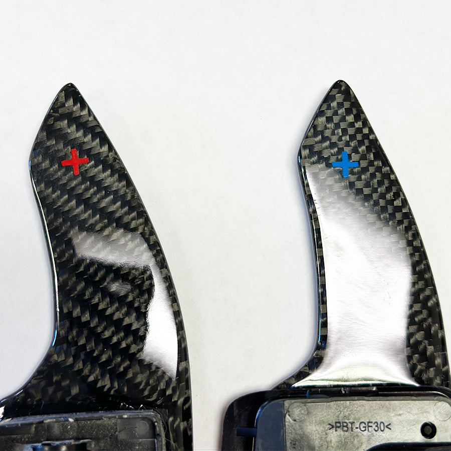 2016-24 Camaro / 2014-19 C7 Corvette Carbon Fiber Extended Paddle Shifter Replacements