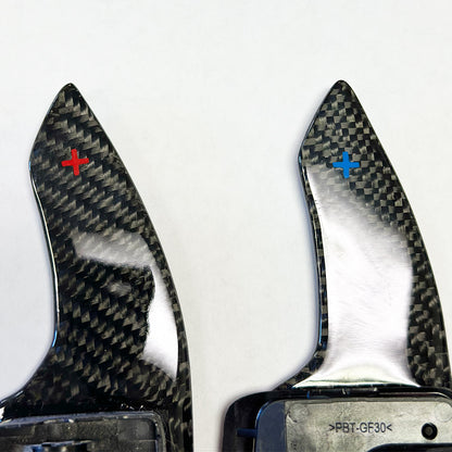 2016-24 Camaro / 2014-19 C7 Corvette Carbon Fiber Extended Paddle Shifter Replacements
