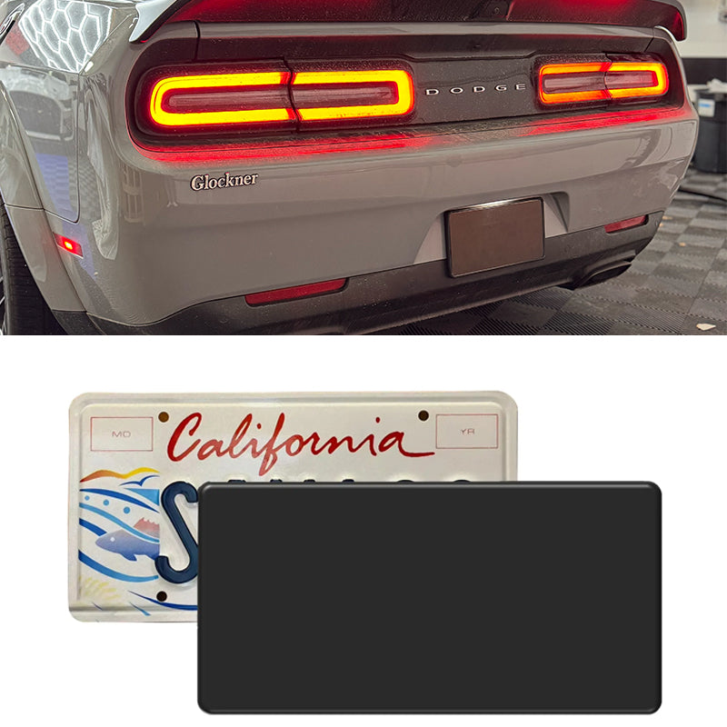 Blackout License Plate Electronic Cover