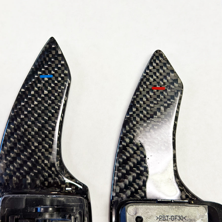 2016-24 Camaro / 2014-19 C7 Corvette Carbon Fiber Extended Paddle Shifter Replacements