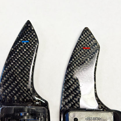 2016-24 Camaro / 2014-19 C7 Corvette Carbon Fiber Extended Paddle Shifter Replacements