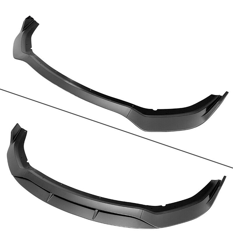 2020 - 23 Charger Widebody Matte Black Front Bumper Lip 4PC