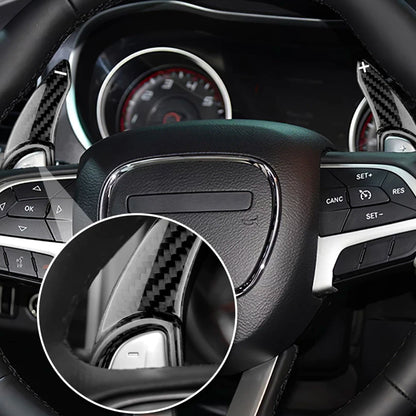 2015-2024 Dodge Charger / Challenger / Durango Carbon Fiber Paddle Shifter Covers | Next-Gen Carbon
