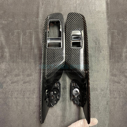 C8 Corvette Carbon Fiber Window Switch Panel Replacements (Coupe/Convertible)