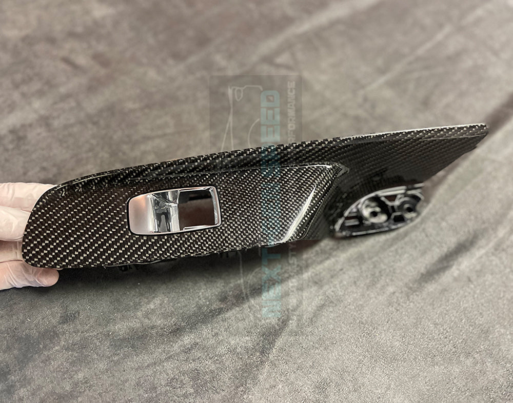 C8 Corvette Carbon Fiber Window Switch Panel Replacements (Coupe/Convertible)