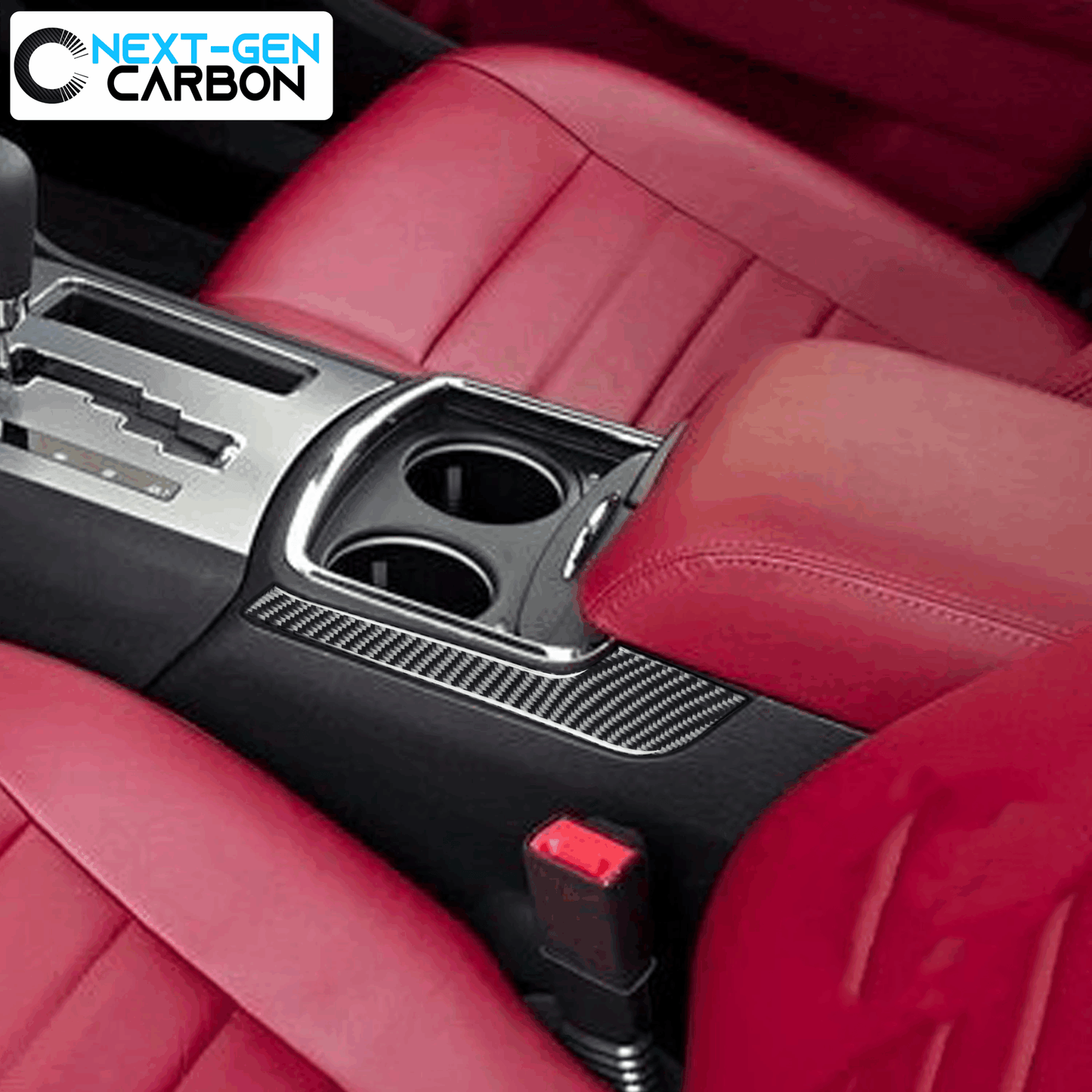 2011 - 24 Dodge Charger Carbon Fiber Side Console Inserts | Next-Gen Carbon