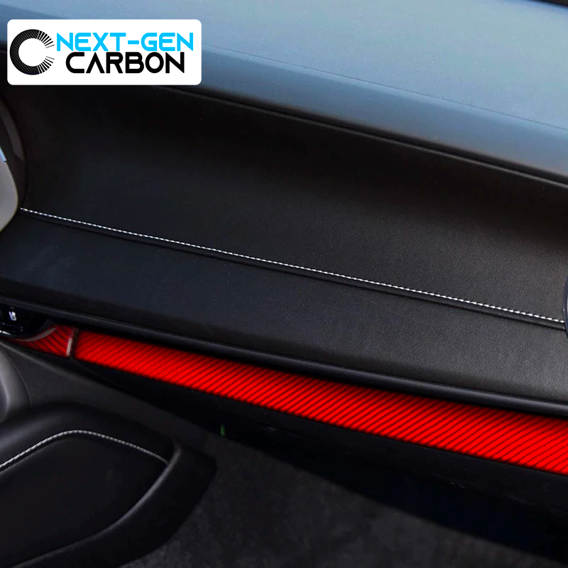 2016 - 24 Camaro Carbon Fiber Lower Dashboard Trim Cover Overlay | Next-Gen Carbon