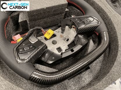 C8 Corvette Carbon Fiber Steering Wheel (Complete/Heated) - Customizable | Stingray / Z06 / E-Ray