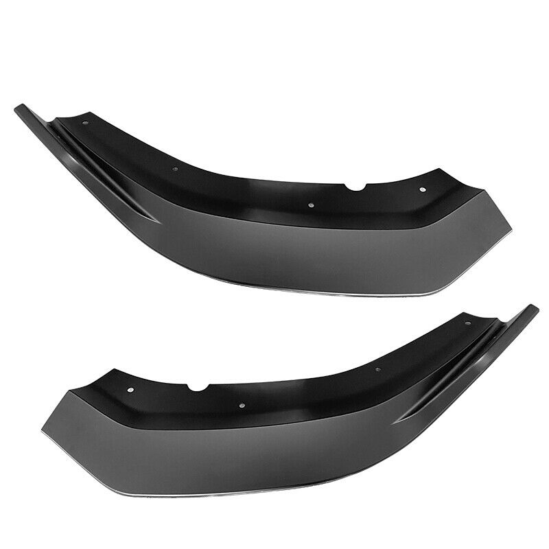 2020 - 23 Charger Widebody Matte Black Front Bumper Lip 4PC