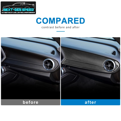 2016 - 24 Camaro Carbon Fiber Passenger Dashboard Cover