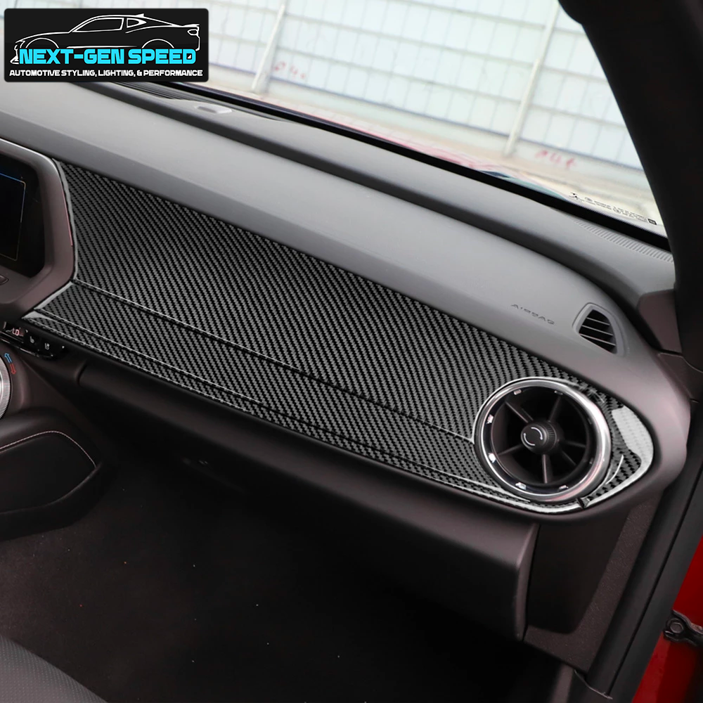 2016 - 24 Camaro Carbon Fiber Passenger Dashboard Cover