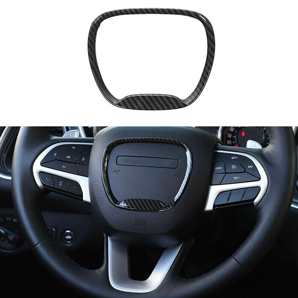 2015 - 23 Challenger/Charger Hydro-Carbon Fiber Steering Wheel Trim Ring
