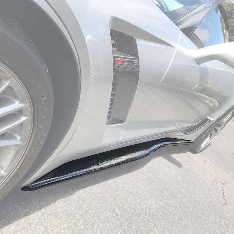 2014 - 19 C7 Corvette Z06 Conversion Side Skirts Rocker Panels