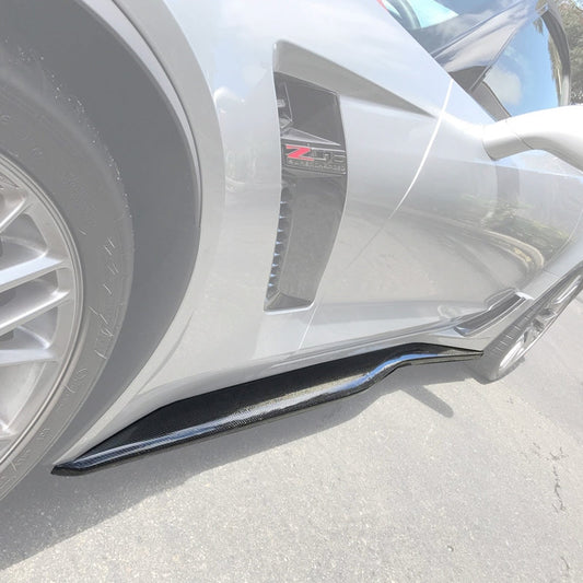 2014 - 19 C7 Corvette Z06 Conversion Side Skirts Rocker Panels