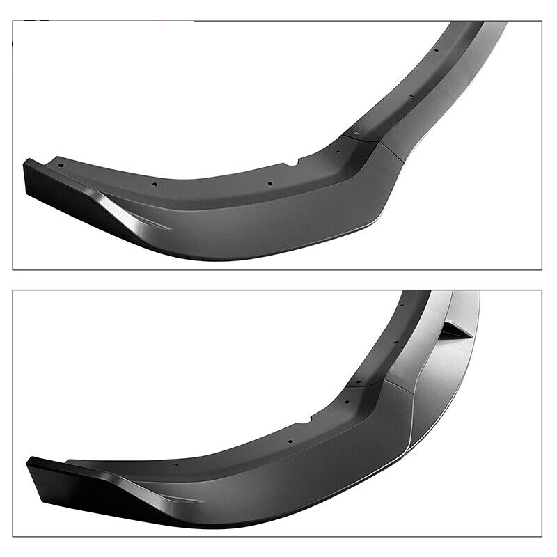 2020 - 23 Charger Widebody Matte Black Front Bumper Lip 4PC