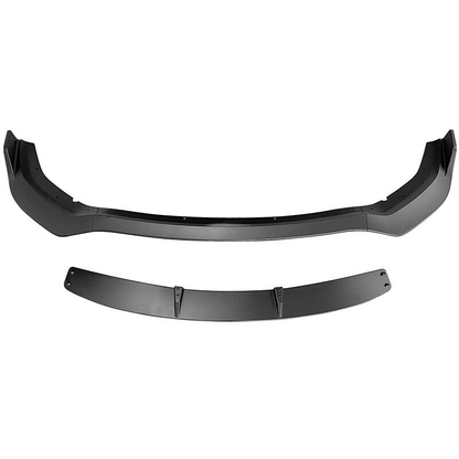 2020 - 23 Charger Widebody Matte Black Front Bumper Lip 4PC
