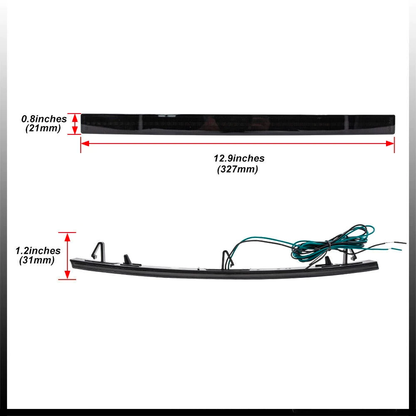 2014 - 19 Corvette C7 Smoked LED Rear Reflectors