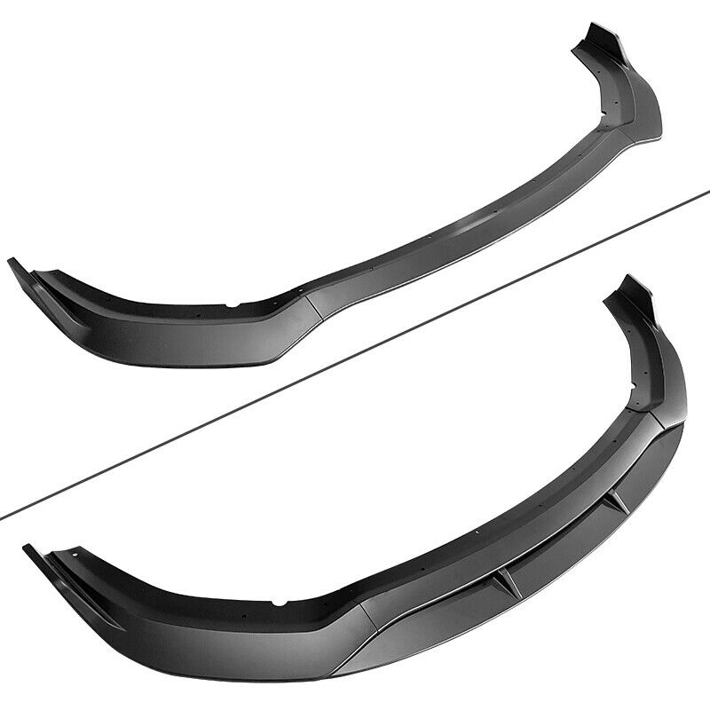 2020 - 23 Charger Widebody Matte Black Front Bumper Lip 4PC