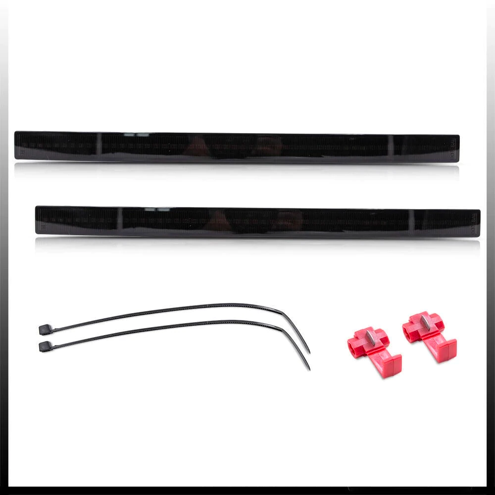 2014 - 19 Corvette C7 Smoked LED Rear Reflectors