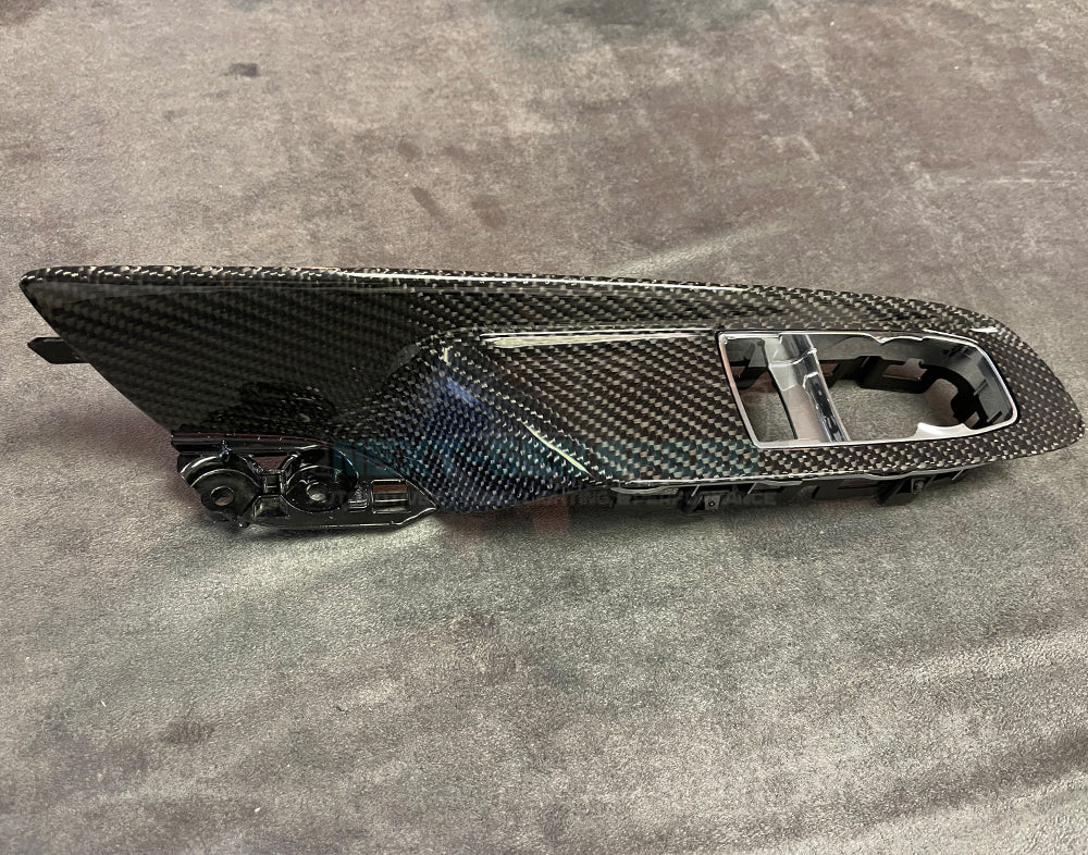 C8 Corvette Carbon Fiber Window Switch Panel Replacements (Coupe/Convertible)
