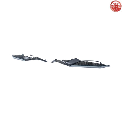 C8 Corvette Z06 Carbon Fiber Sequential LED DRL Light Bar Bezels