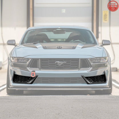 2024+ Mustang Dark Horse Dry Carbon Fiber Front Grille Trims