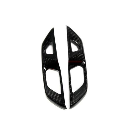 C8 Corvette Carbon Fiber Unlock/Lock Button Trim Cover | Next-Gen Carbon