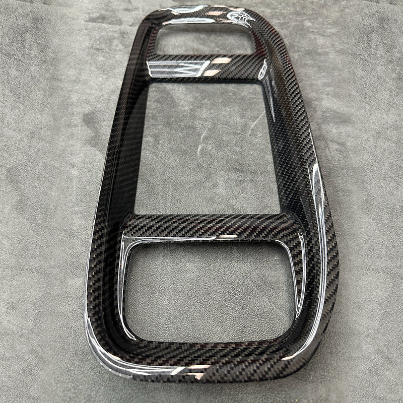 2015-2024 Dodge Charger Carbon Fiber Radio Navigation Screen Trim Cover | Next-Gen Carbon