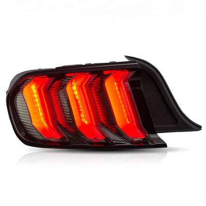 2015 - 23 Mustang Clear Euro LED Sequential Tail Lights