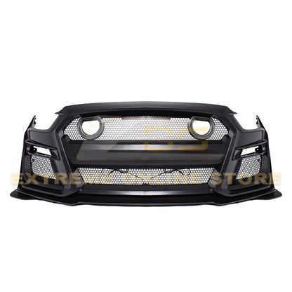 2015 - 17 Ford Mustang GT500 Conversion Bumper with LED Grille Kit