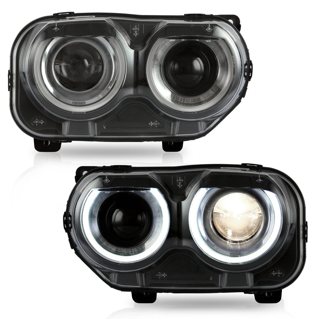 2009 - 14 Dodge Challenger Prebuilt RGB LED Headlights