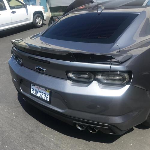 2019 - 24 Camaro SS With Rear View Camera Wicker Bill | ZL1 Addons