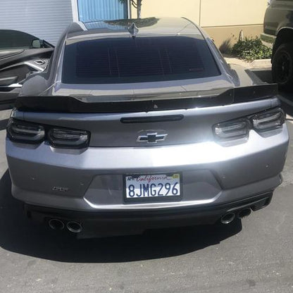 2019 - 24 Camaro SS With Rear View Camera Wicker Bill | ZL1 Addons