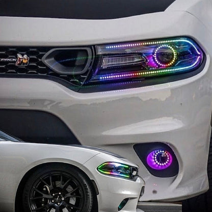 2015 - 24 Charger Headlight DRL Boards (Flow Series / RGBW) image 4