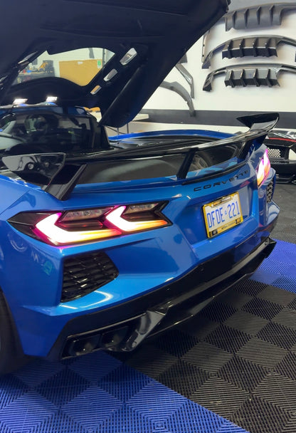C8 Corvette RGB Flow Smoked Euro LED Tail Lights image 7
