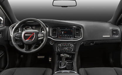 2015 - 24 Dodge Charger Carbon Fiber Dashboard Insert Overlay | Next-Gen Carbon