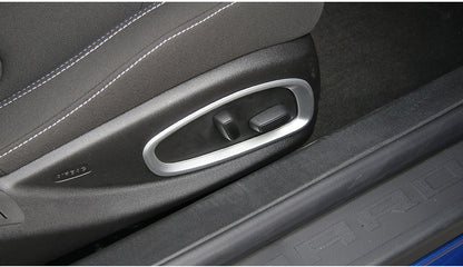2016 - 24 Camaro Seat Trim Frame Cover Kit Colored/Carbon Fiber image 6
