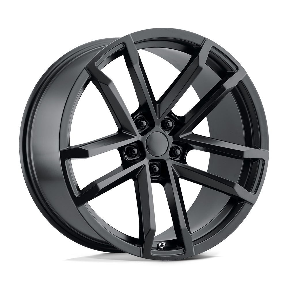 2010 - 24 Camaro 5th Gen SS 1LE Gloss/Satin Black Replica Rear Wheel image 2