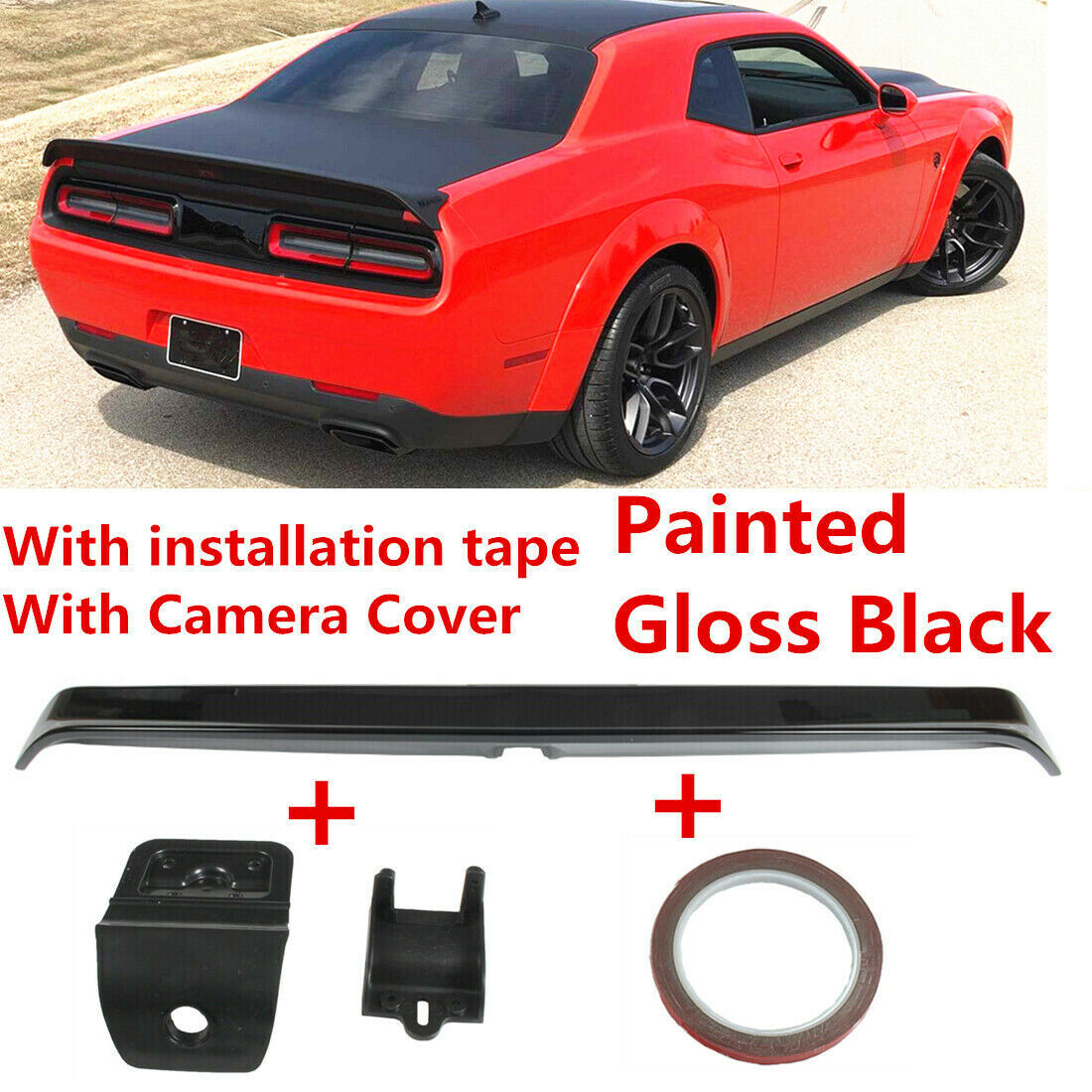 2015 - 24 Challenger SRT Hellcat Rear Spoiler