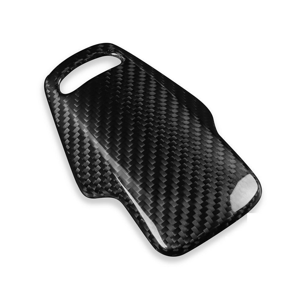 C8 Corvette Carbon Fiber Mode Selector Cover (With/Without Logo) | Black / Red / Blue Carbon