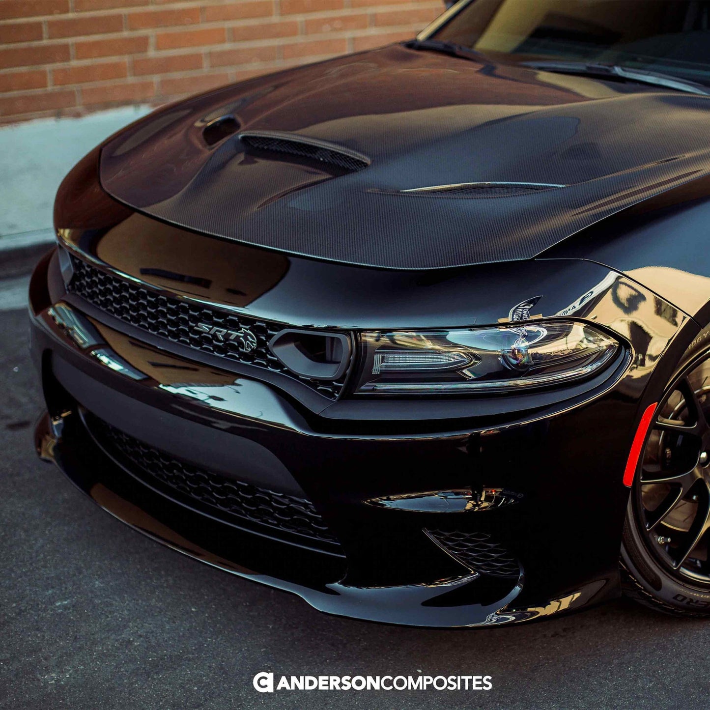 2015 - 24 Dodge Charger Hellcat Type-OE Carbon Fiber Hood | Anderson Composites