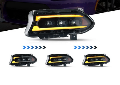 2015 - 24 Dodge Charger Triple Beam DRL Headlights image 5