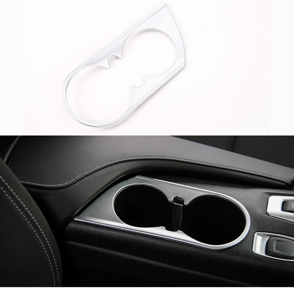 2016 - 24 Camaro Colored Cup Holder Trim Cover | Red, Blue, Yellow, Silver, or Chrome image 2