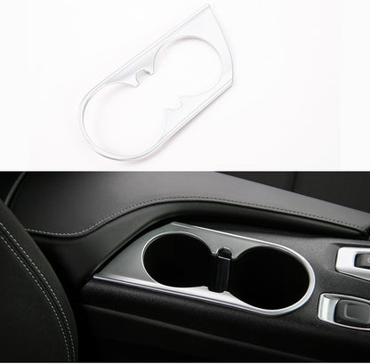 2016 - 24 Camaro Colored Cup Holder Trim Cover | Red, Blue, Yellow, Silver, or Chrome image 2